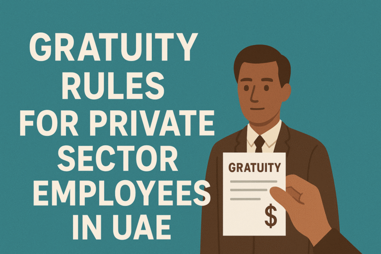 Gratuity Rules for Private Sector Employees in UAE 9 Gratuity Rules for Private Sector Employees in UAE