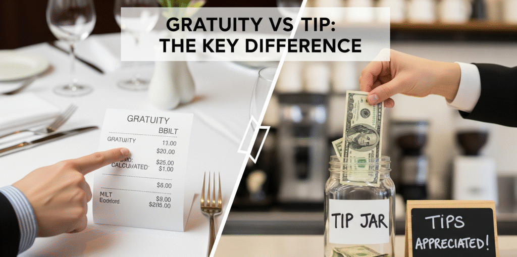 Gratuity vs Tip: The Key Difference in 2025 2 gratuity vs tip 1