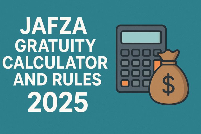 JAFZA Gratuity Calculator and Rules For 2025 3 JAFZA Gratuity Calculator and Rules For 2025